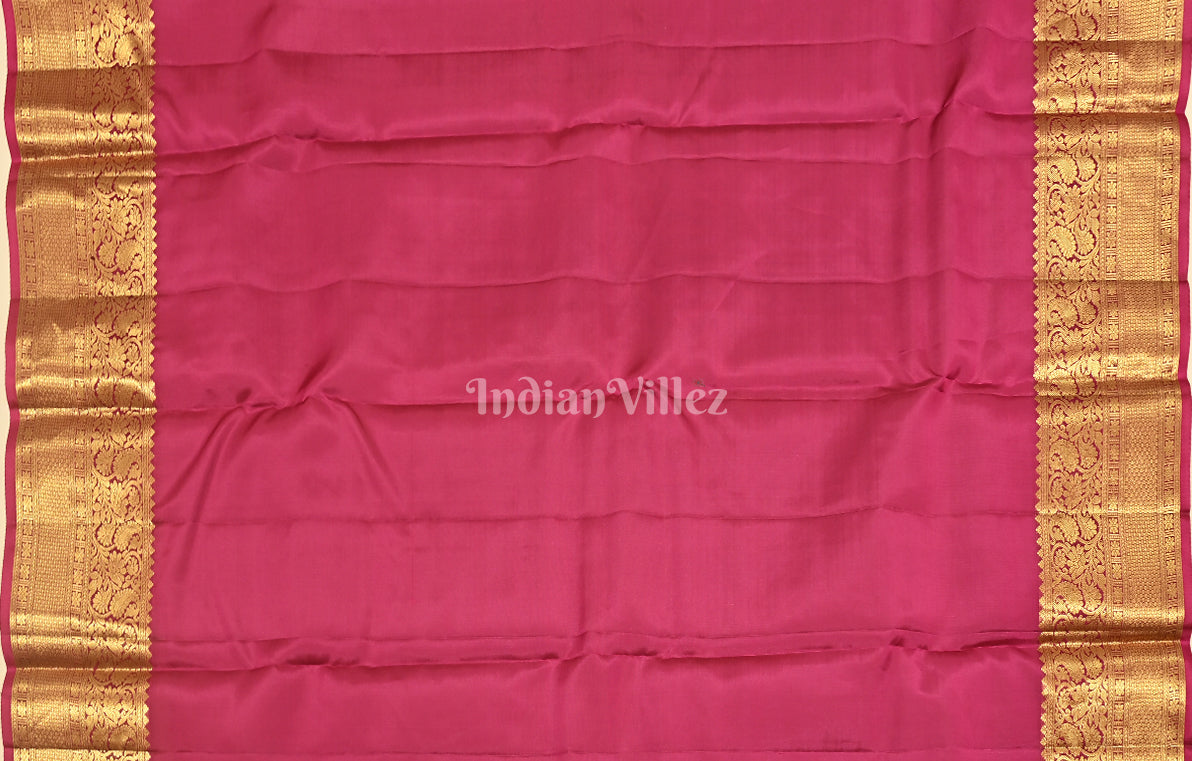 Coffee Brown Brocade Pure Kanjivaram Silk Saree