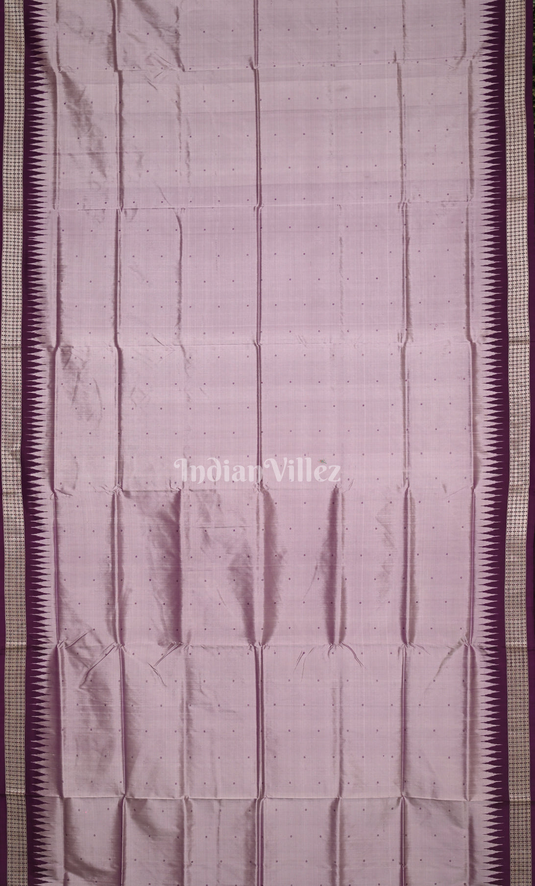 Lavendar Purple Odisha Ikat Bomkai Sambalpuri Silk Saree