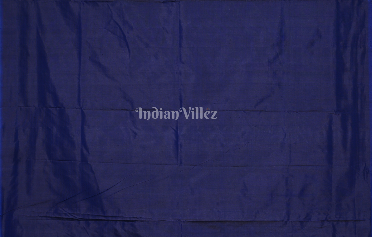 Blue Pochampally Ikat Silk Saree