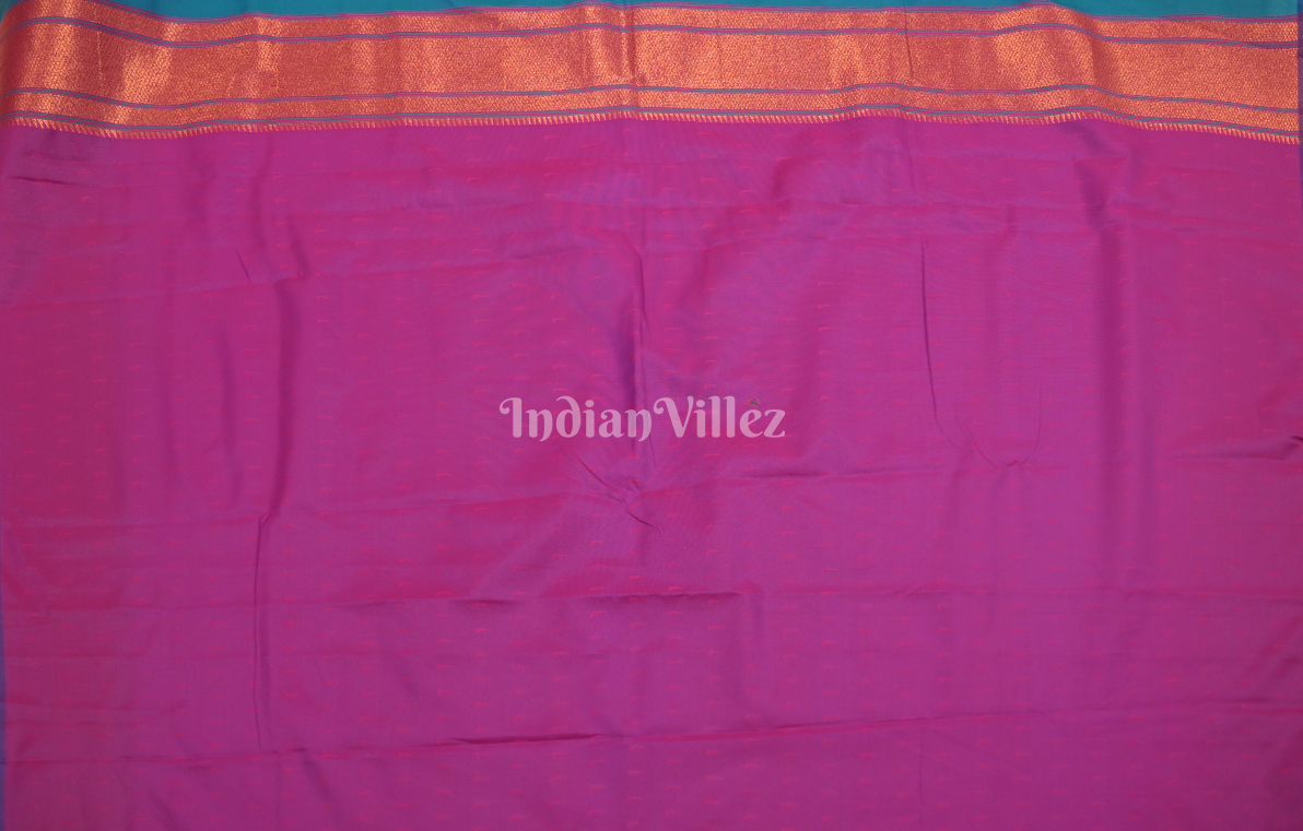 Sky Blue Woven Zari Paithani Silk Saree