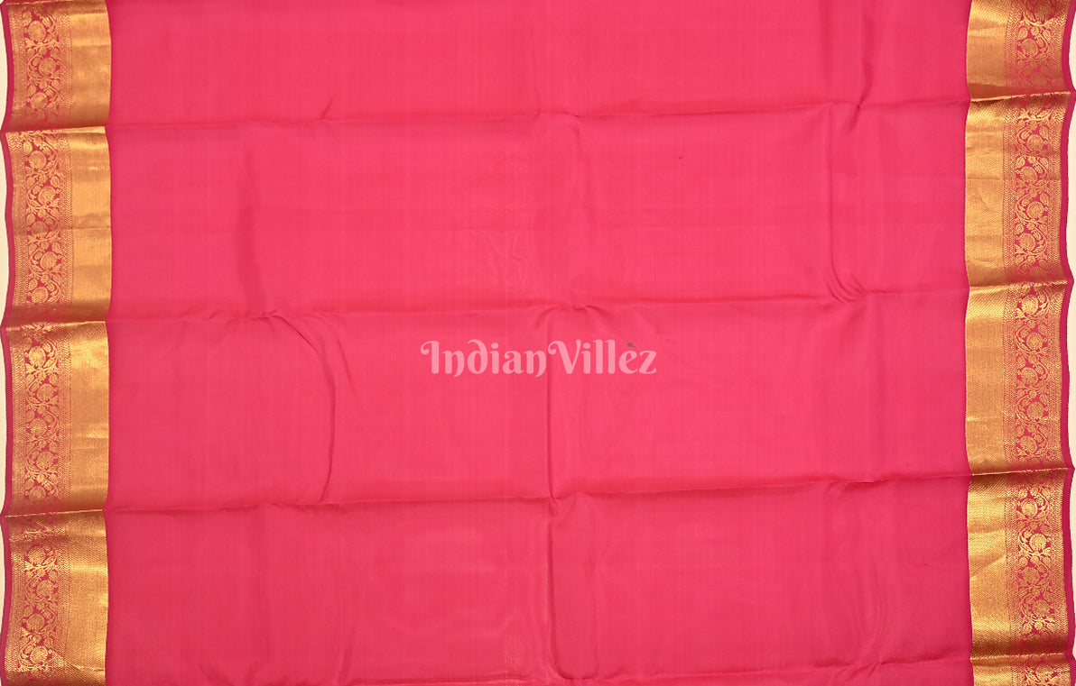 Dark Purple Brocade Pure Kanjivaram Silk Saree 