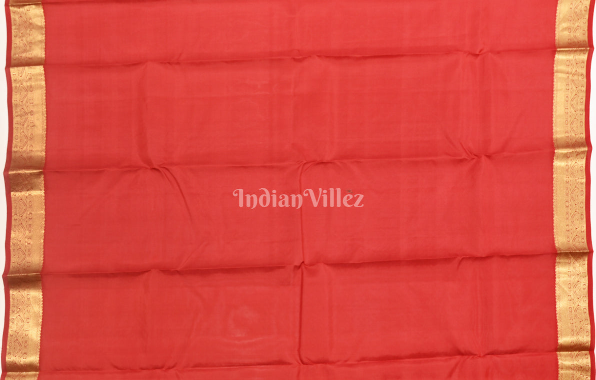 Royal Blue Red Zari woven Pure Kanjivaram Silk Saree