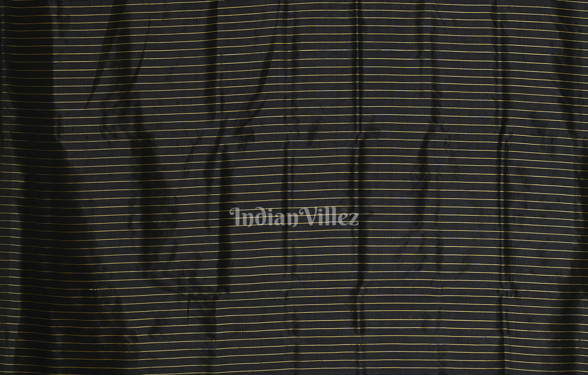 Black Neon Odia Barnamala  Odisha Ikat Contemporary Designer Silk Saree