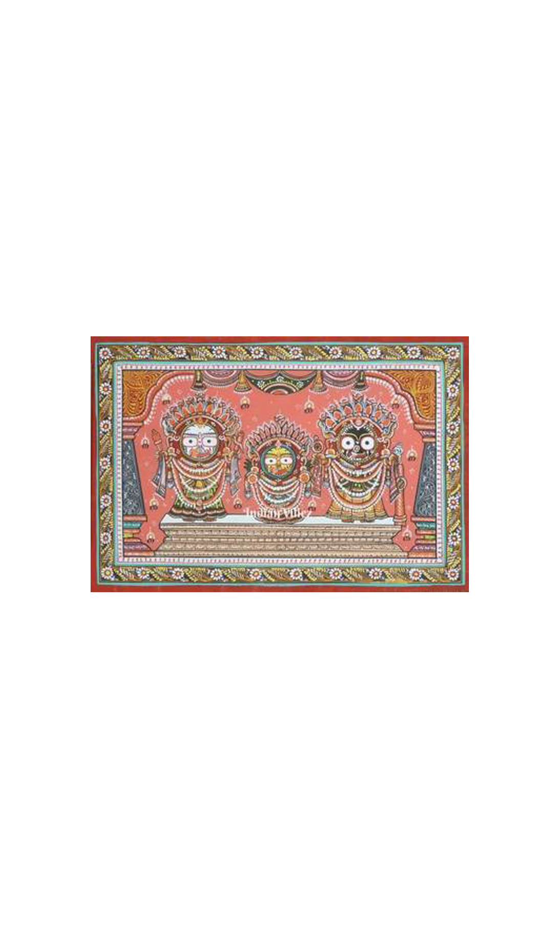 Jagannath Suna Besha Pattachitra Painting For Home Wall Art Decor