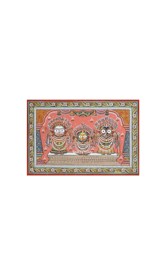 Jagannath Suna Besha Pattachitra Painting For Home Wall Art Decor