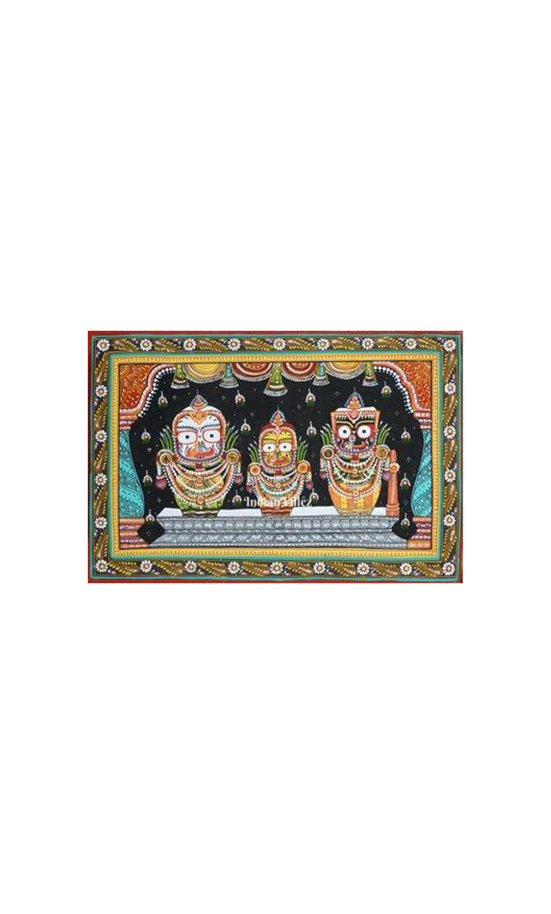 Jagannath Pattachitra Painting For Home Wall Art Decor