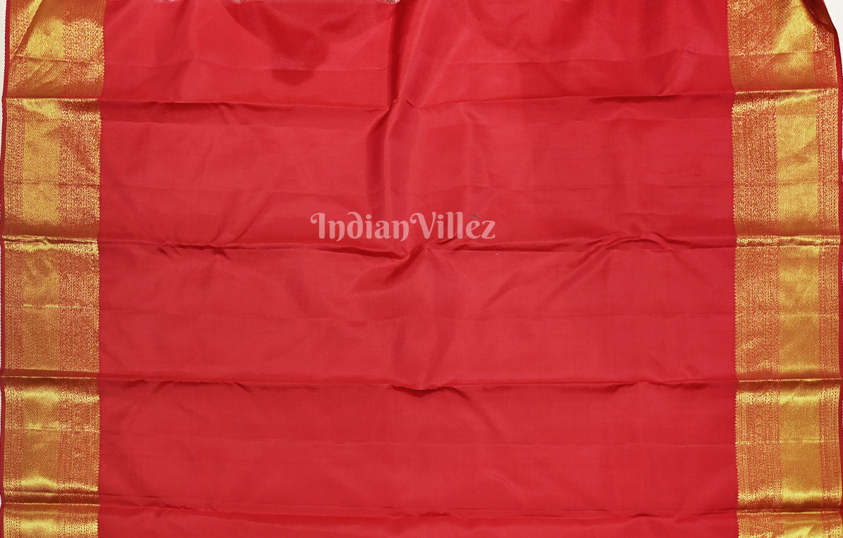 Royal Red Bridal Pure Brocade Kanjivaram Silk Saree 