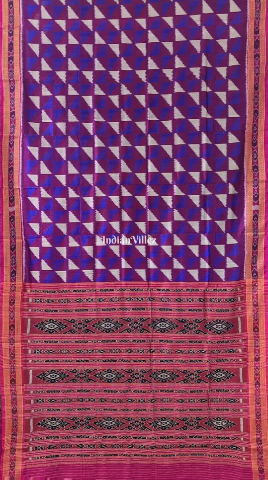 Multicolor Odisha Handloom Khandua Silk Saree
