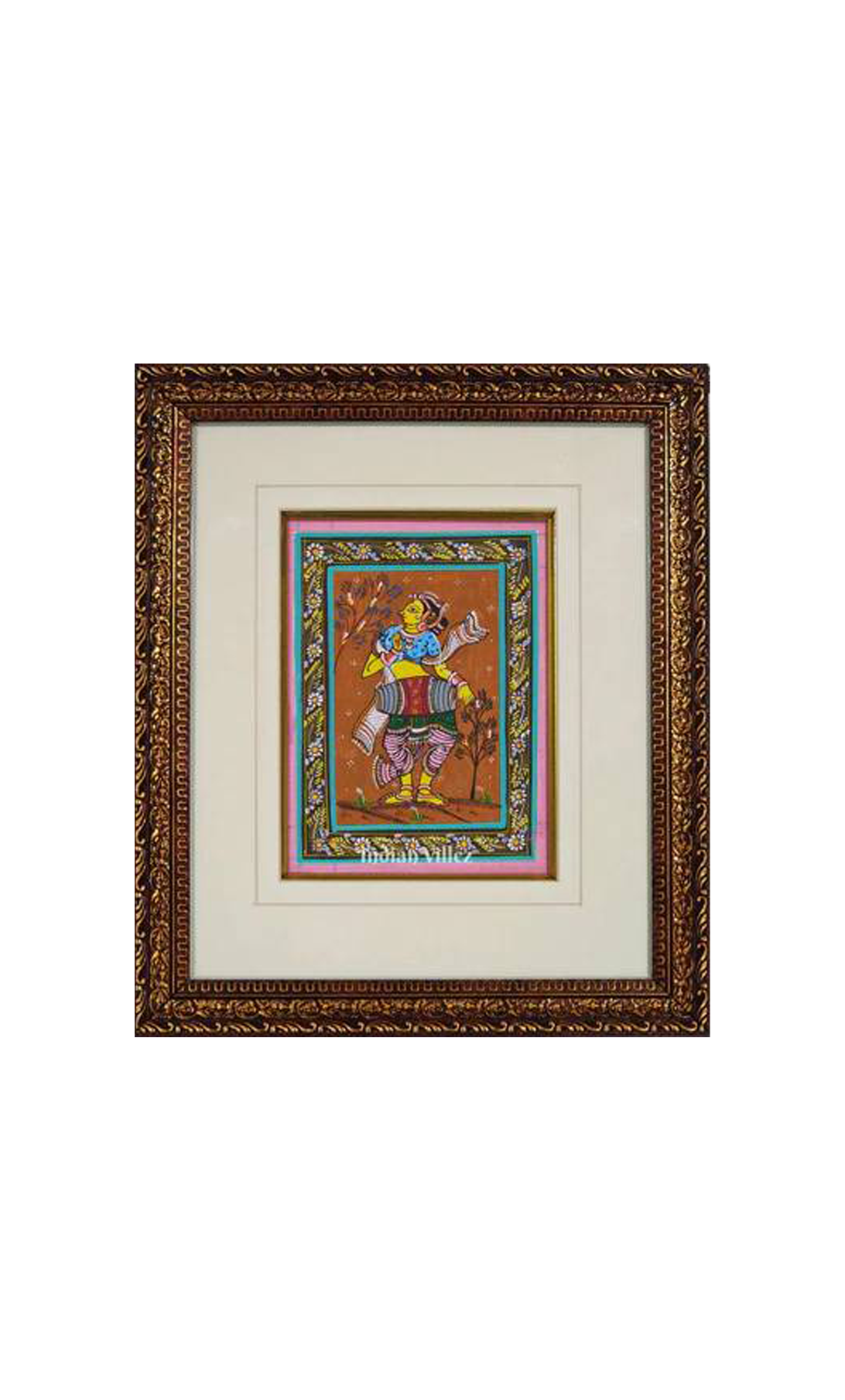 Devadasi Pattachitra Painting For Home Wall Art Decor ( With Frame)