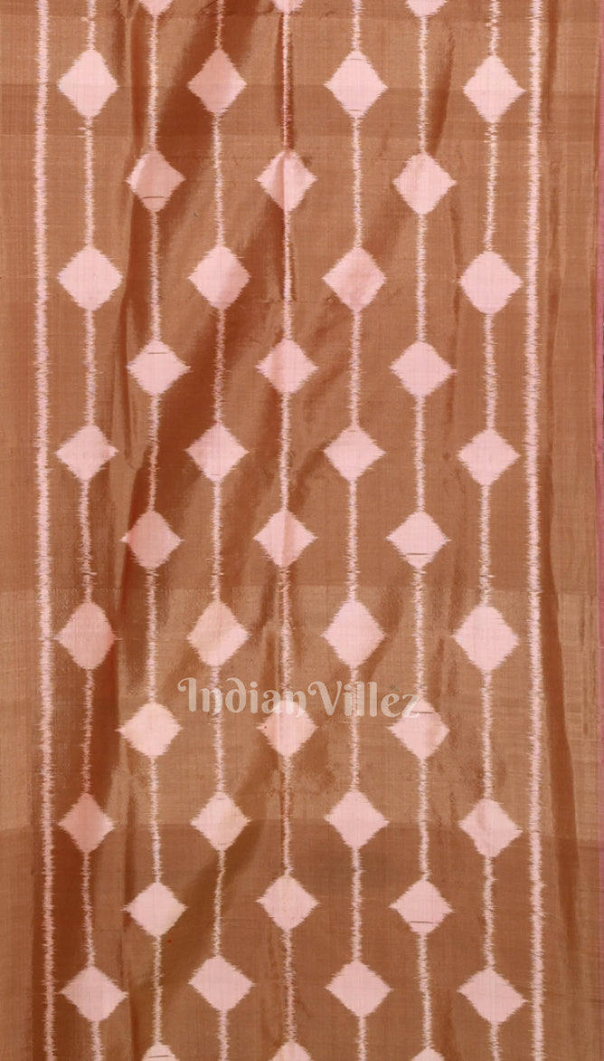 Dual Tone Odisha Ikat Pure Sambalpuri Silk Stole
