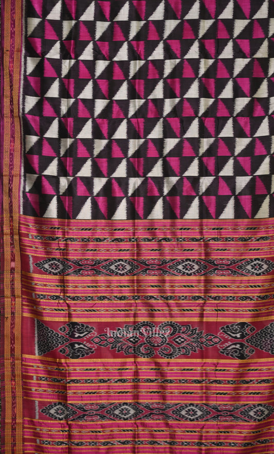 Multi Colour Odisha Ikat Khandua Silk Saree 