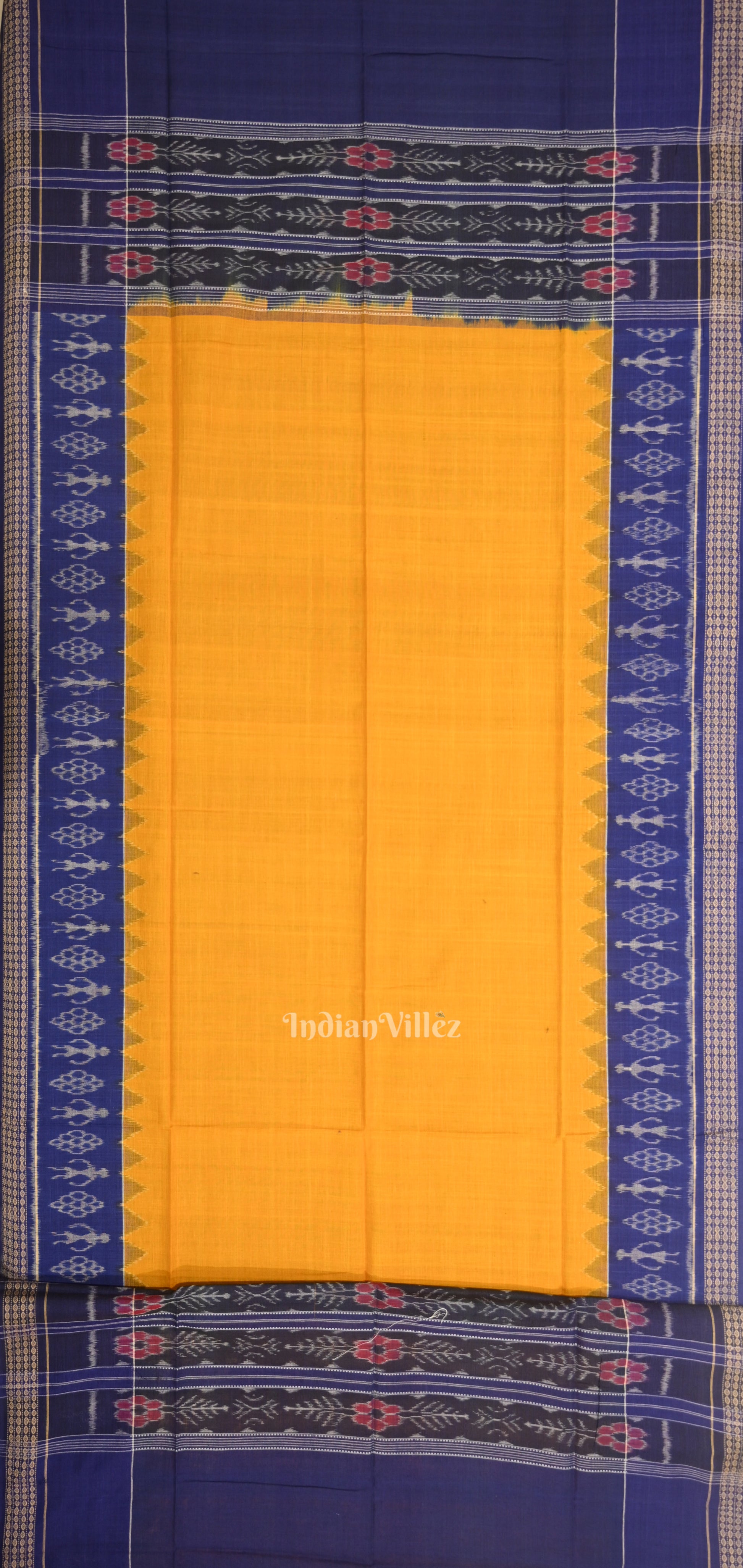 Multi Color Pasapali Odisha Ikat Sambalpuri Dress Set & Dupatta