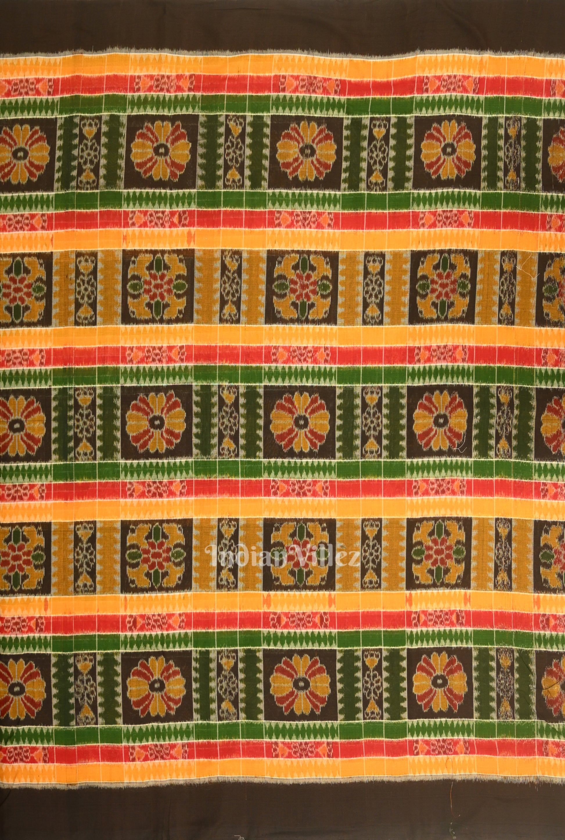 Multicolored Utkal Laxmi Sambalpuri Cotton Fabric