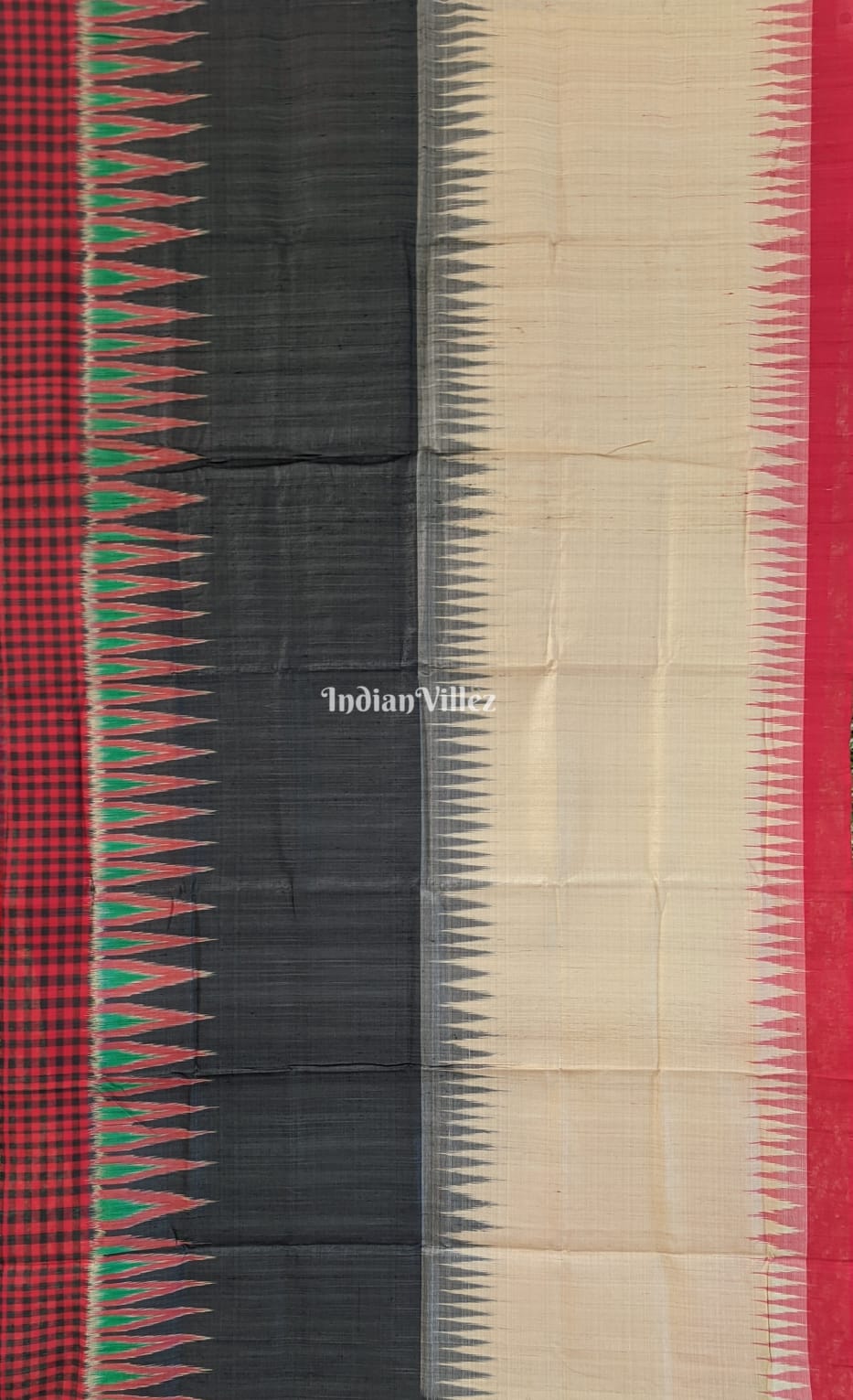 Multicolored Odisha Handloom Gopalpur Tussar Silk Saree