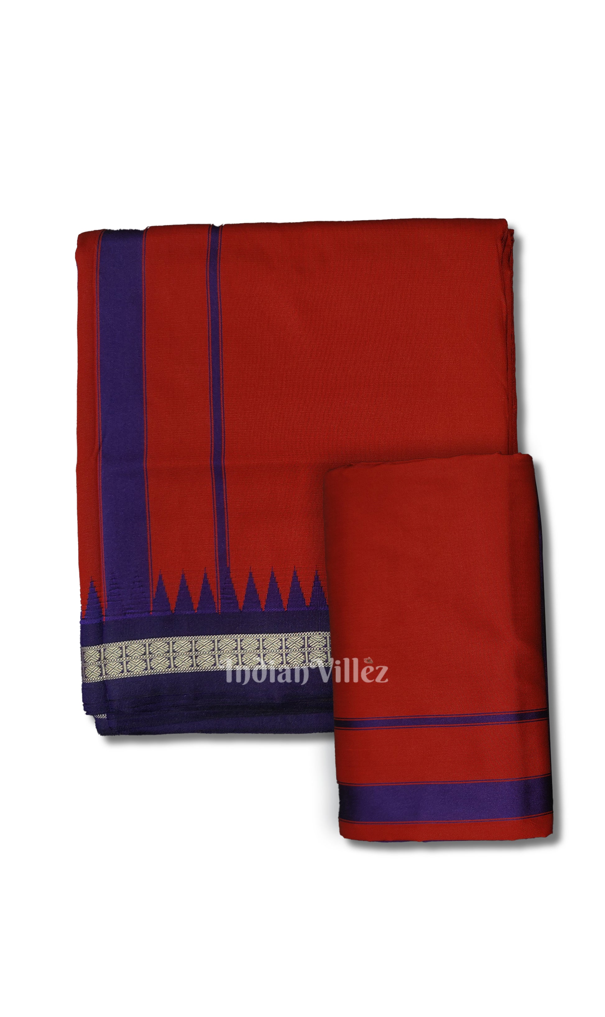 Exclusive Red Odisha Handloom Sambalpuri Joda