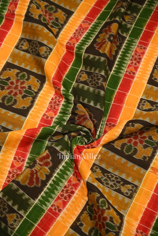 Multicolored Utkal Laxmi Sambalpuri Cotton Fabric