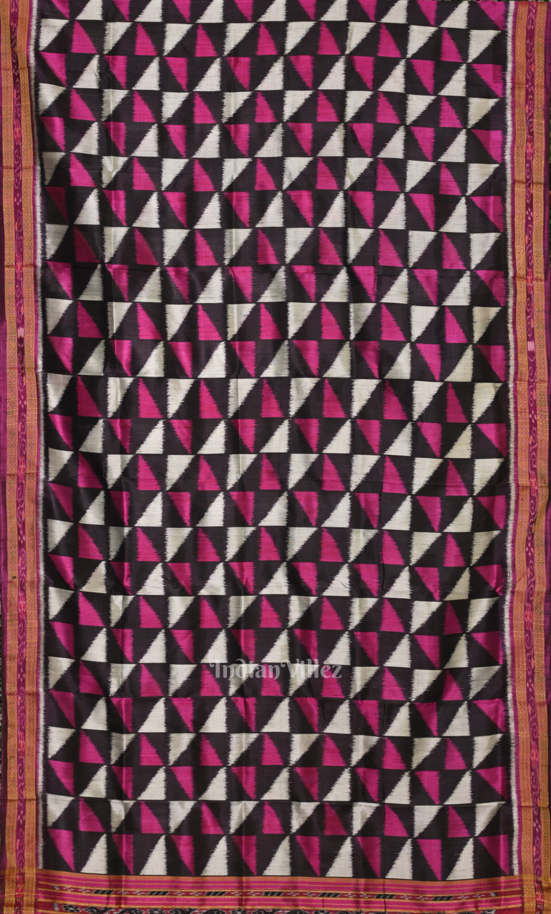 Multi Colour Odisha Ikat Khandua Silk Saree 