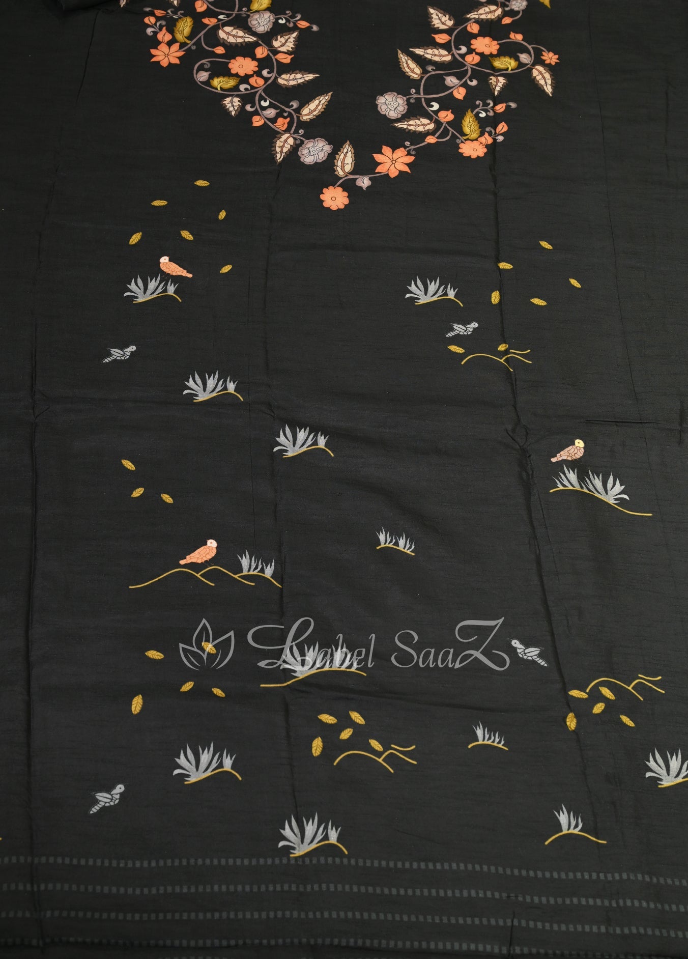 Black Digital Theme Unstitched Salwar Suit