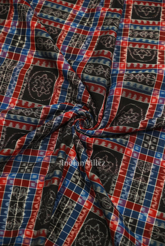  Multi Color Utkalaxmi Sambalpuri Ikat Cotton Fabric 
