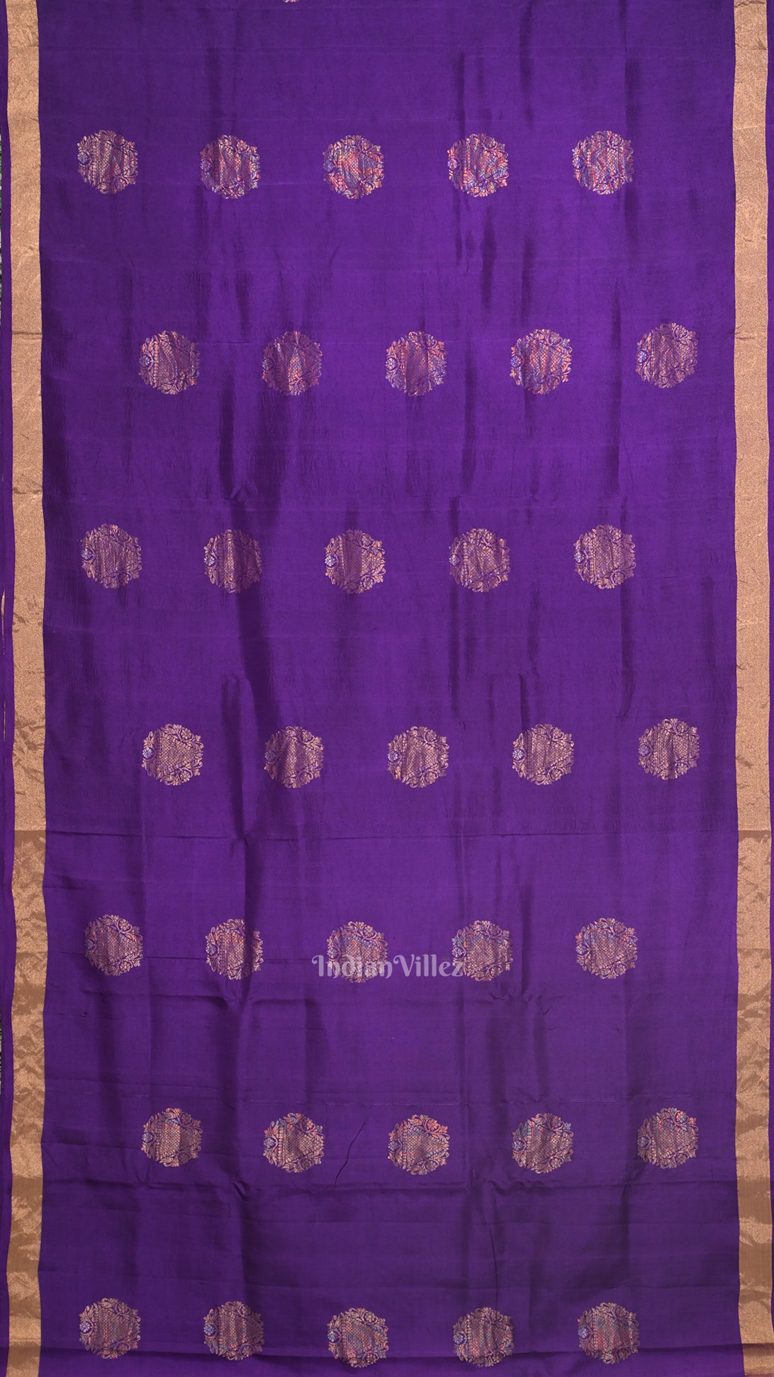 Violet Rani Pink Pure Banarasi Katan Silk Saree 