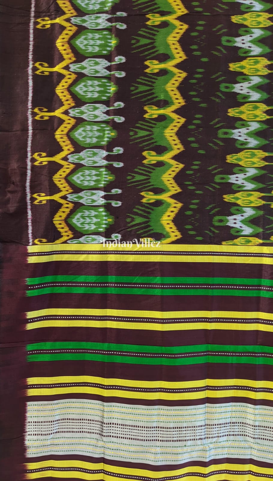 Multicolored Odisha Ikat Designer Contemporary Silk Saree