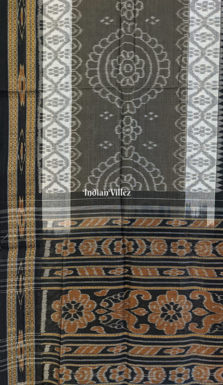 Multicolored Sambalpuri Ikat Maniabandha Cotton Saree