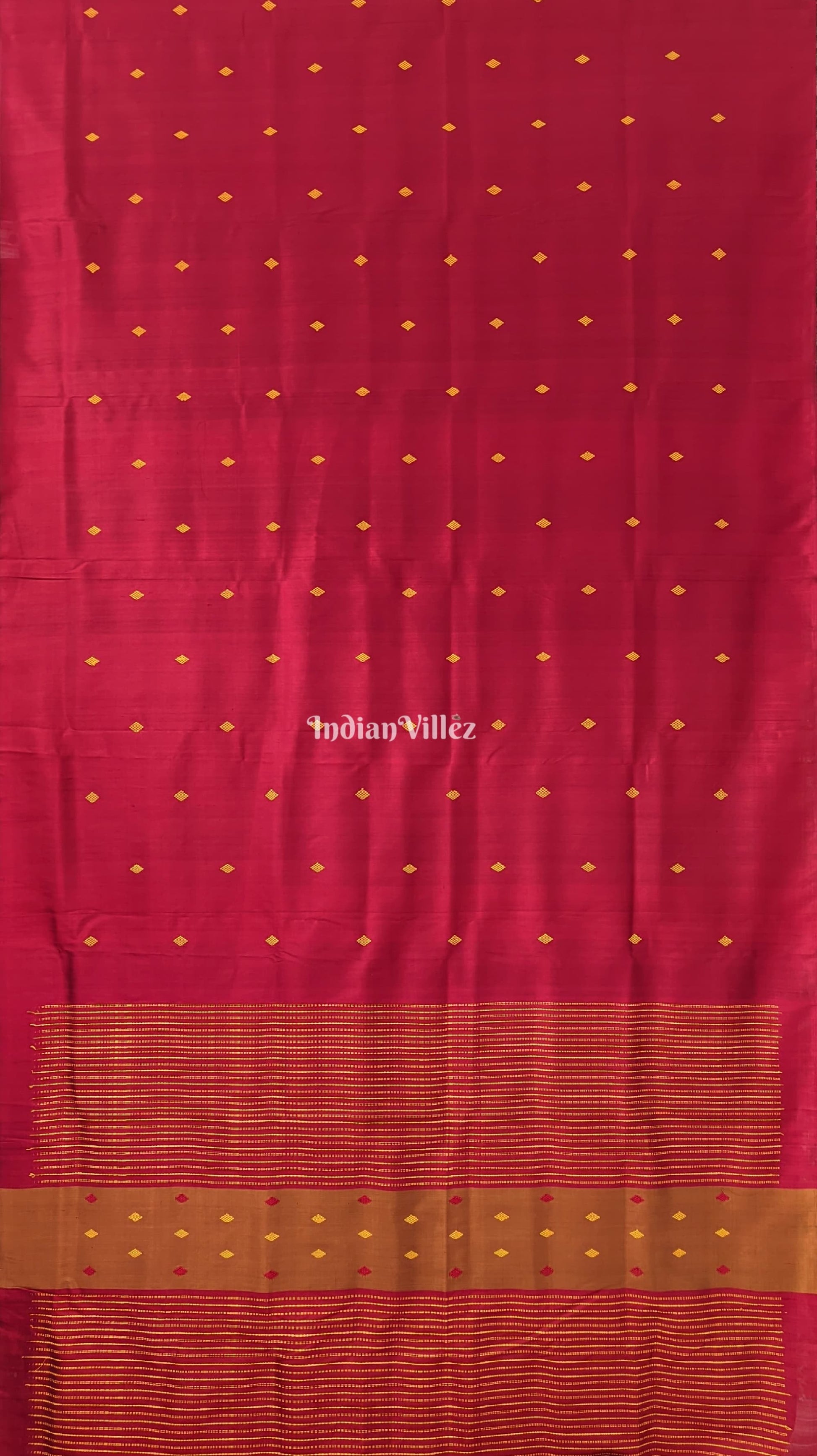 Odisha Ikat Flower Design Contemporary Silk Saree