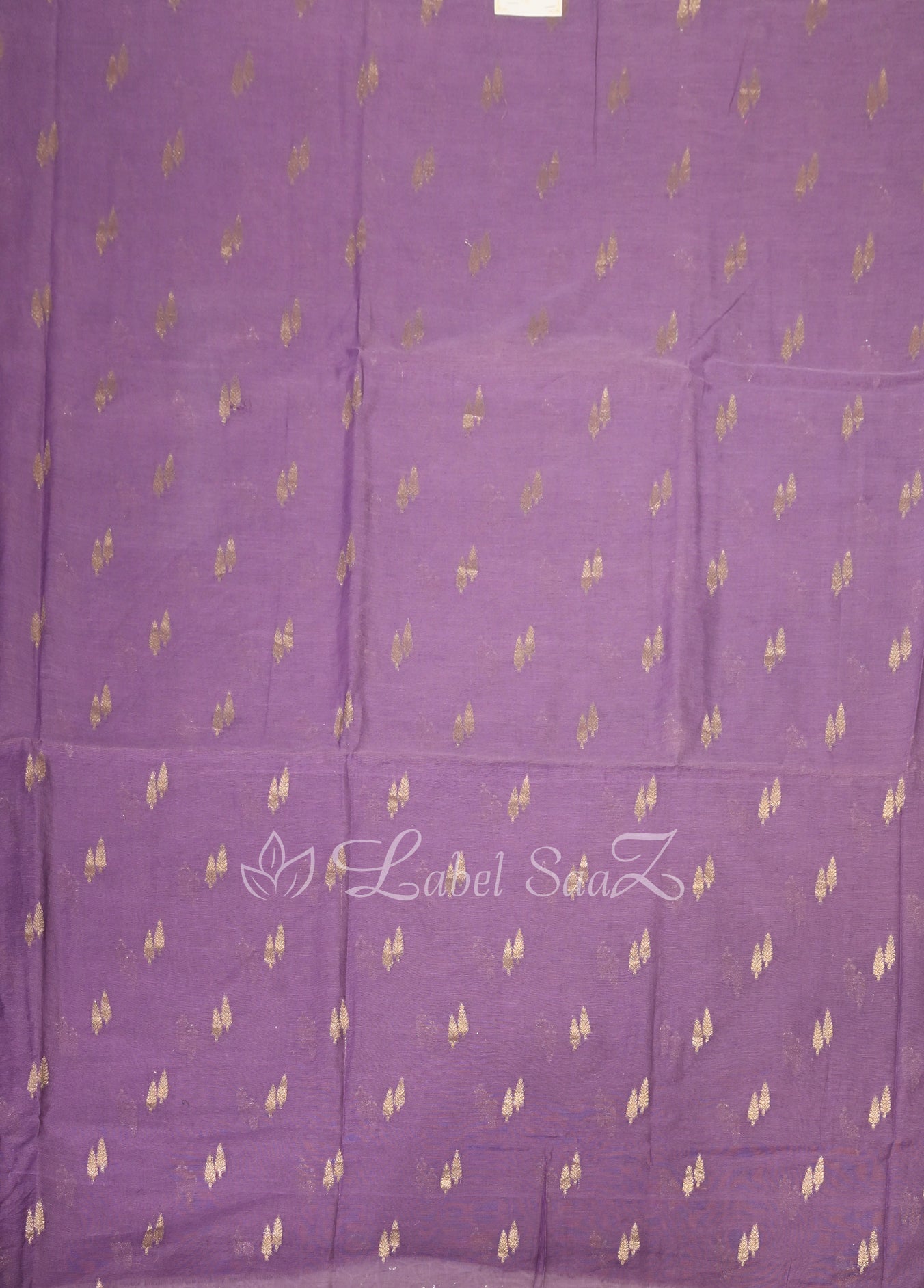 Lavender Banarasi Silk Unstitched Salwar Suit 
