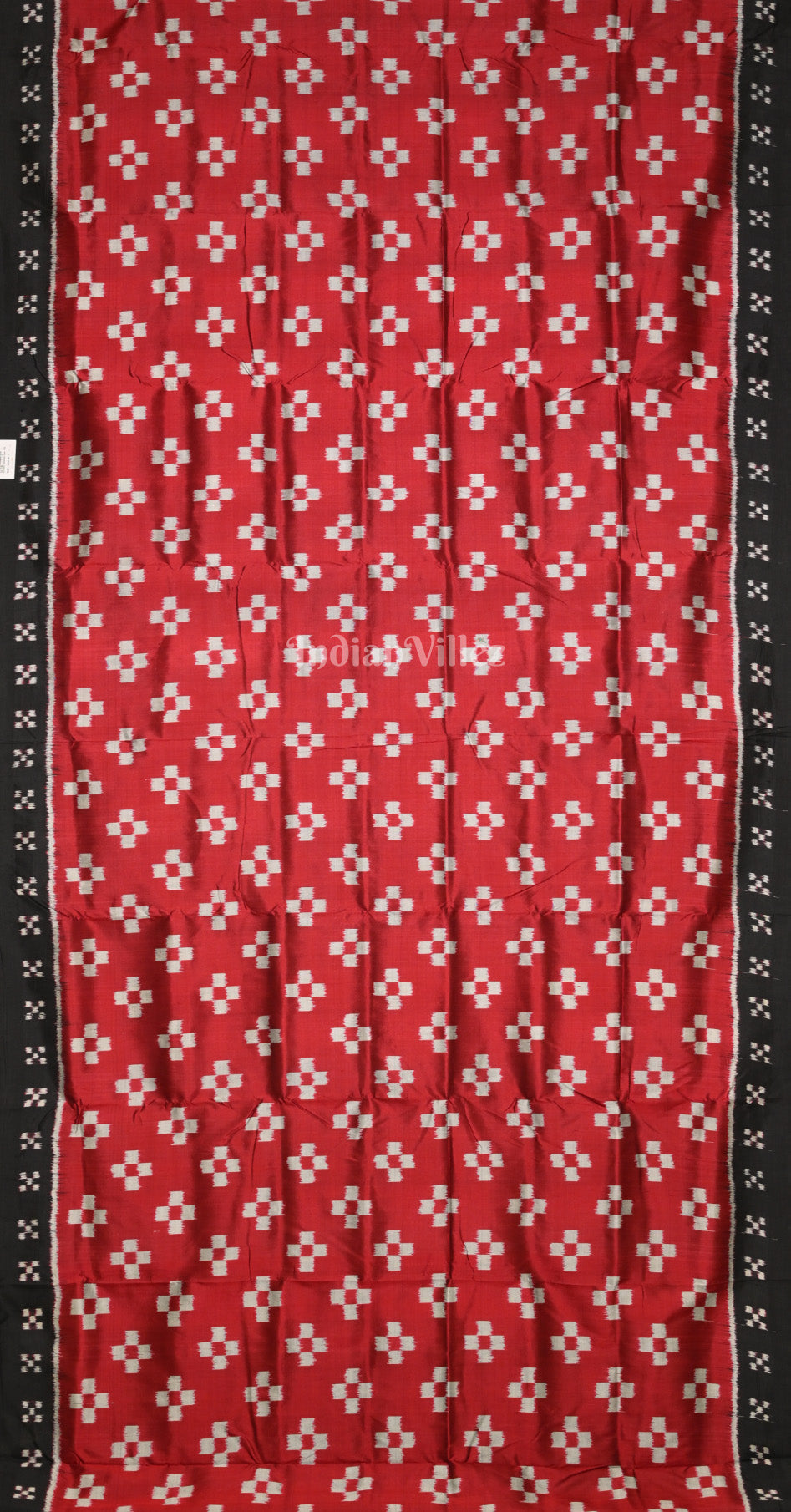 Red Black Body Pasapali Contemporary Designer Silk Saree