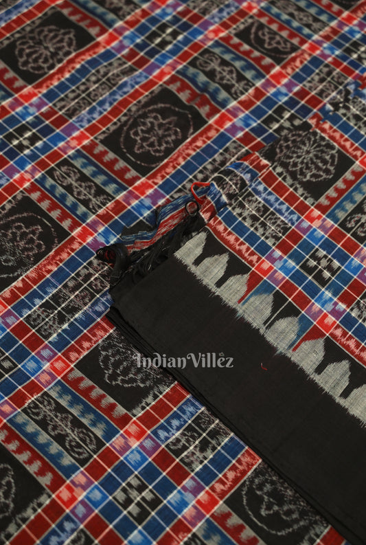  Multi Color Utkalaxmi Sambalpuri Ikat Cotton Fabric 
