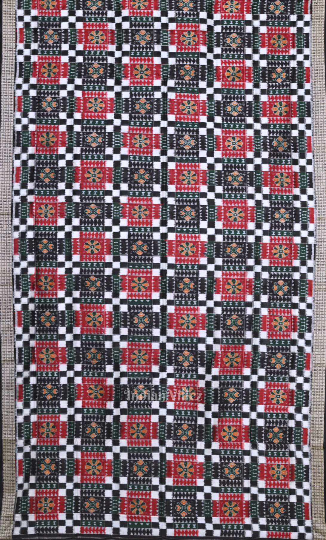 Multicolour utkal lakshmi Odisha Ikat Sambalpuri Silk Saree