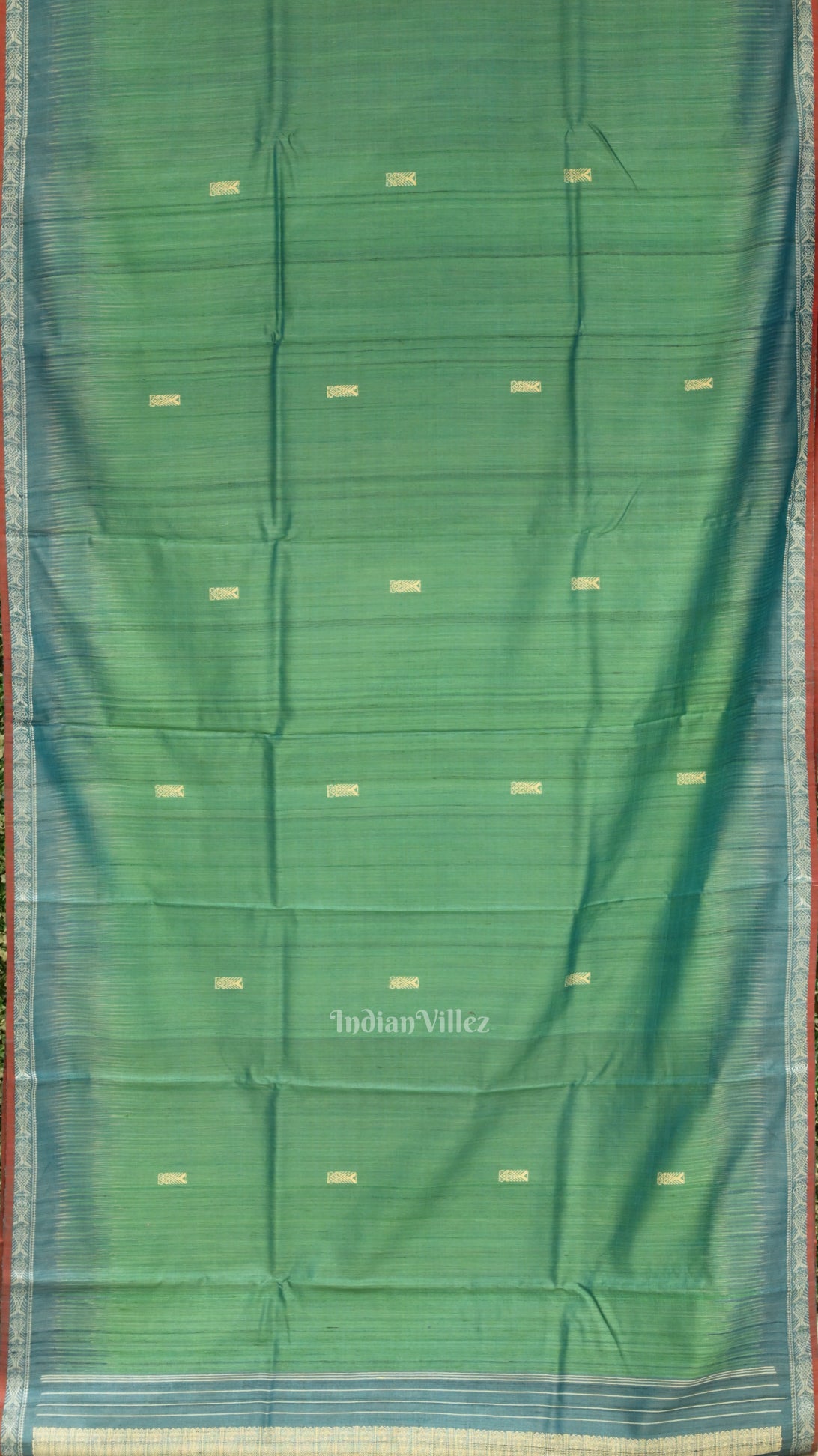 Light Blue Gopalpur Tussar Silk Saree 
