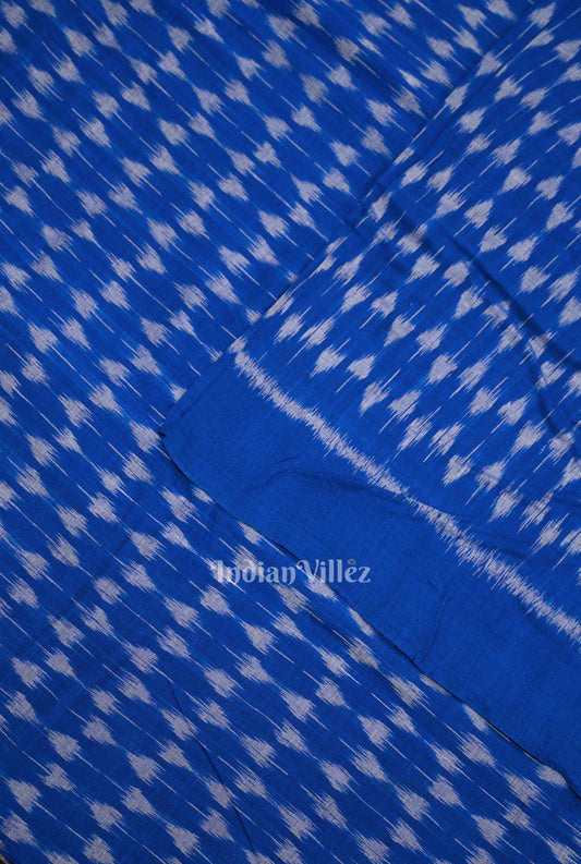  Blue Sambalpuri Odisha Ikat Cotton Fabric 