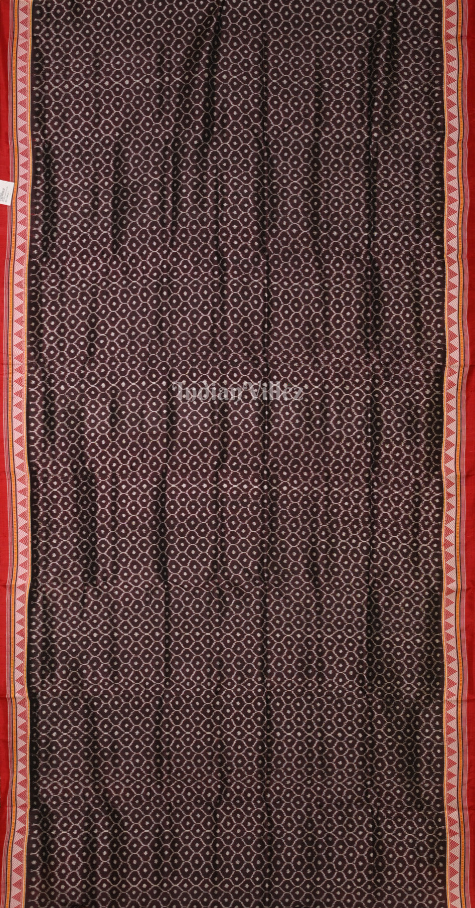 Coffee Dongria Border & Anchal Contemporary Silk Saree 