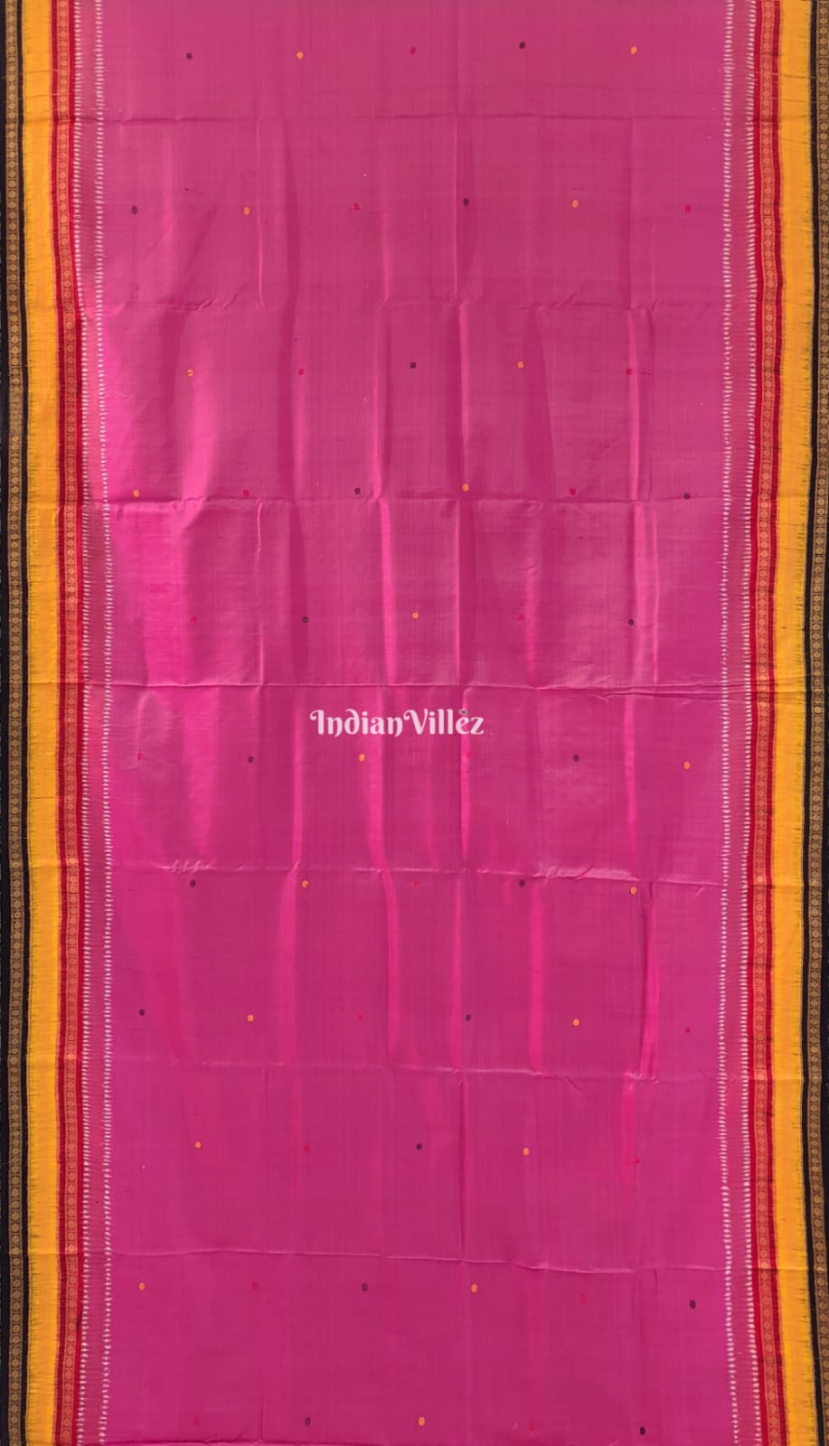 Pink Odisha Ikat Kathiphera Khandua Silk Saree