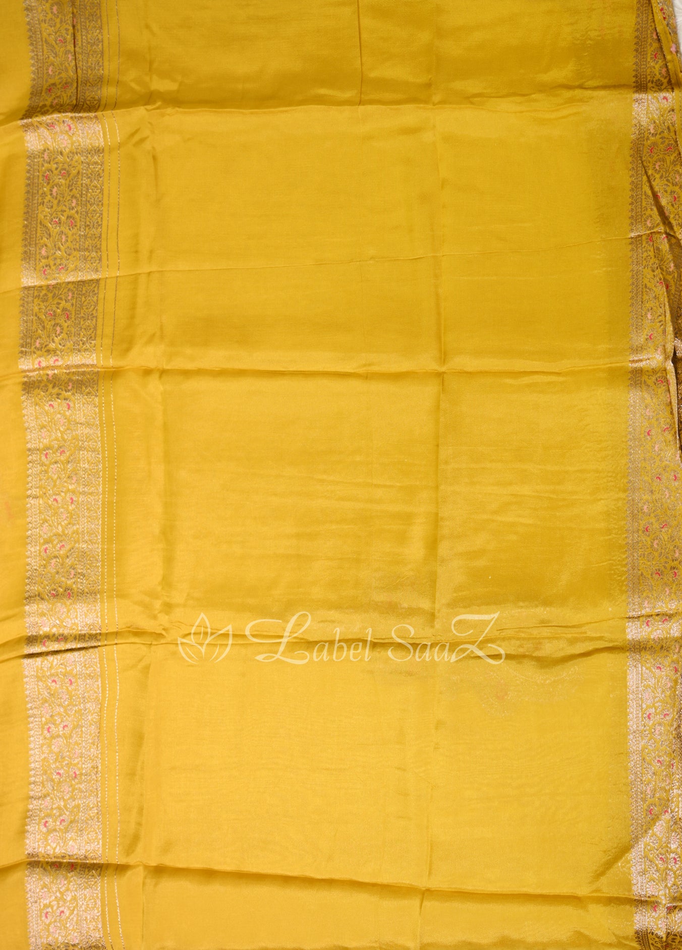 Mustard Yellow Unstitched Salwar Suit 