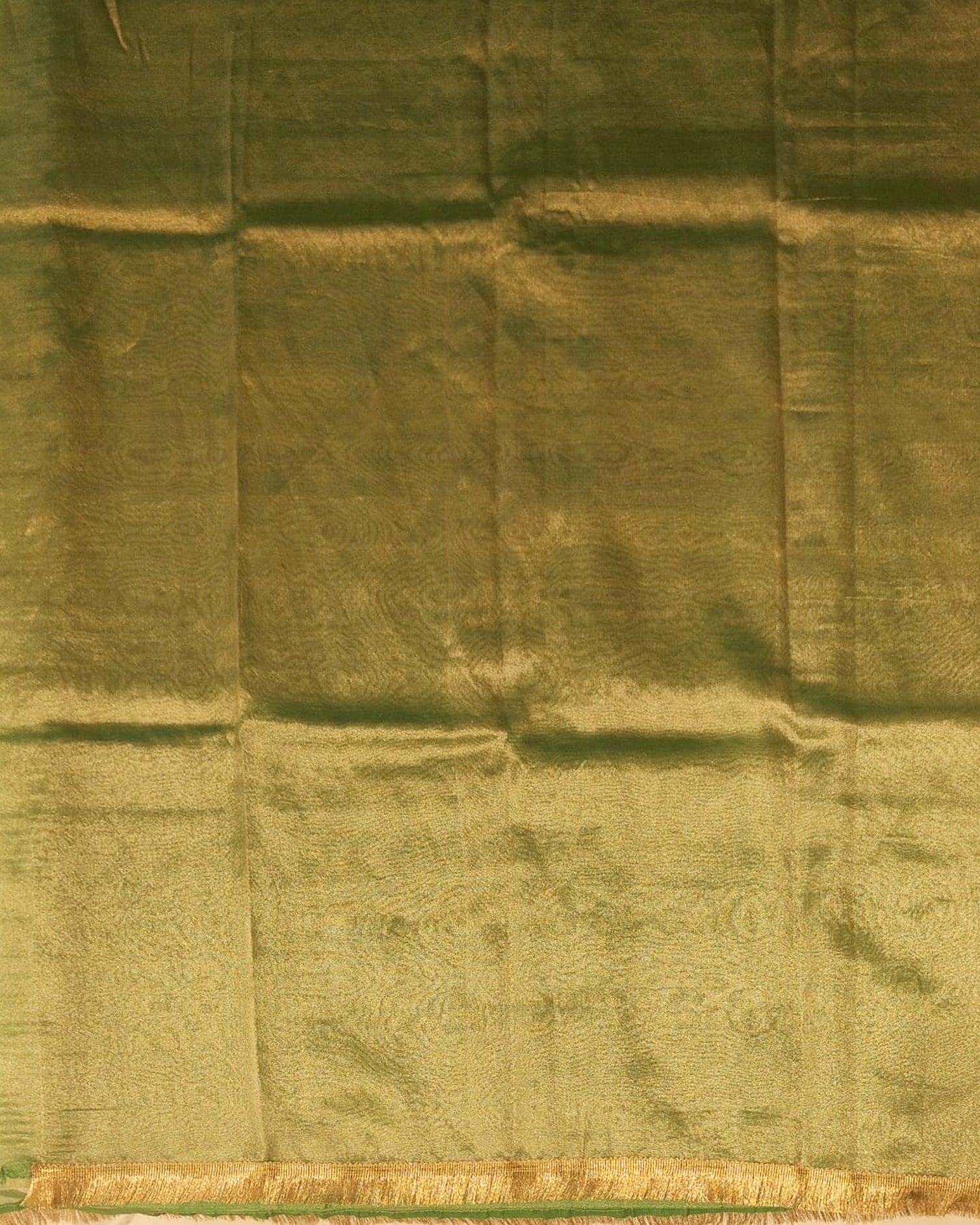 Green Banarasi Tissue Saree