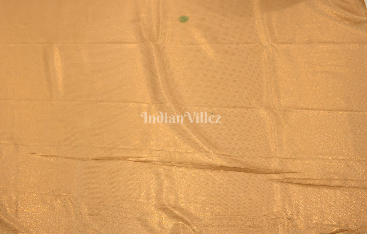  Green Beige Tissue Kanjivaram Silk Saree 