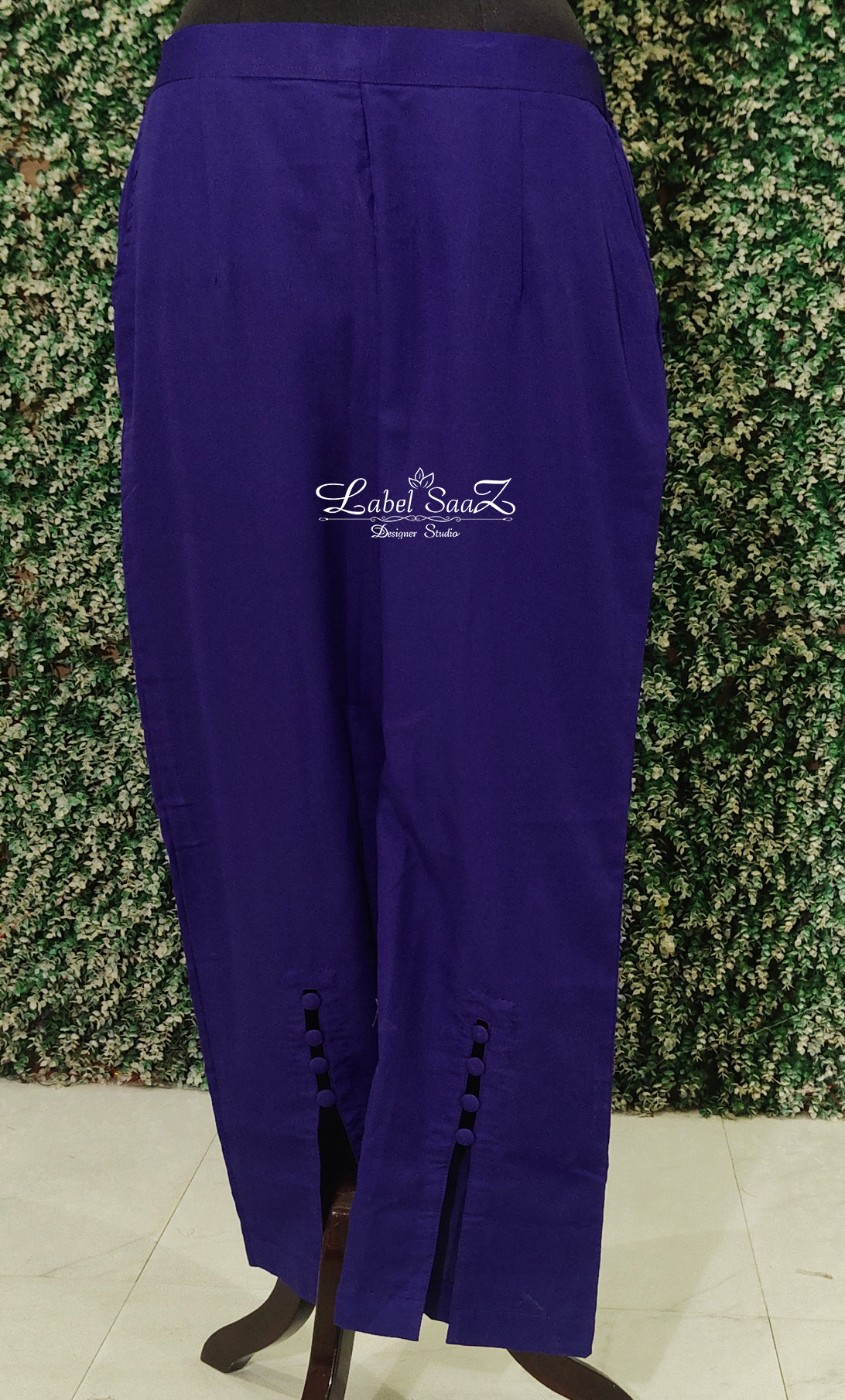Blue Sequence Work Kurta with Pant Set and Dupatta