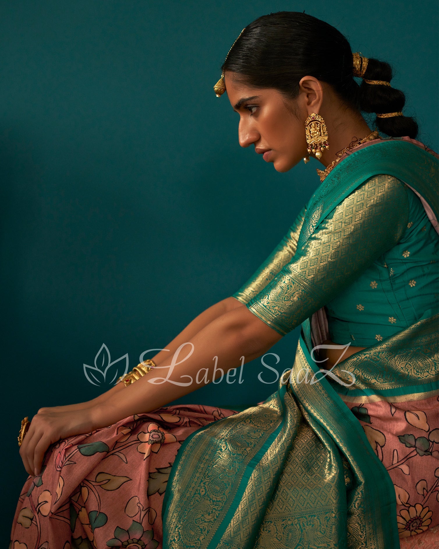 Copper Brown Pochopolly Kanjivaram soft Silk Saree