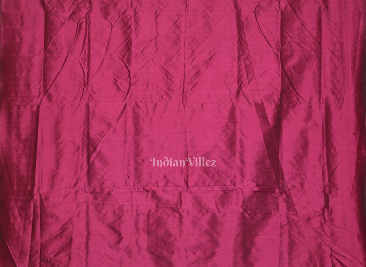 Royal Blue Maroon Tribal Theme Odisha Ikat Contemporary Designer Saree