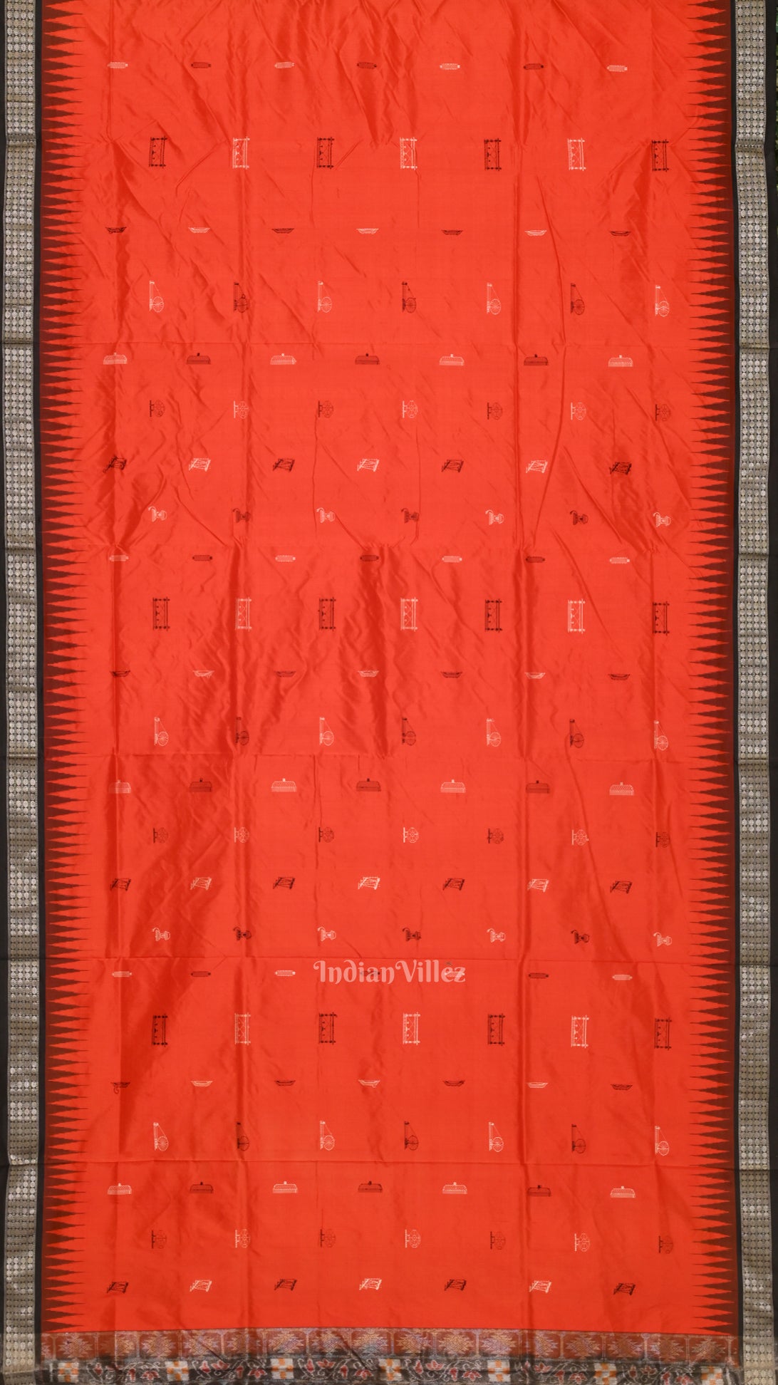 Odisha State Award Winning Bomkai Sambalpuri Silk Saree with Tantasala Anchal