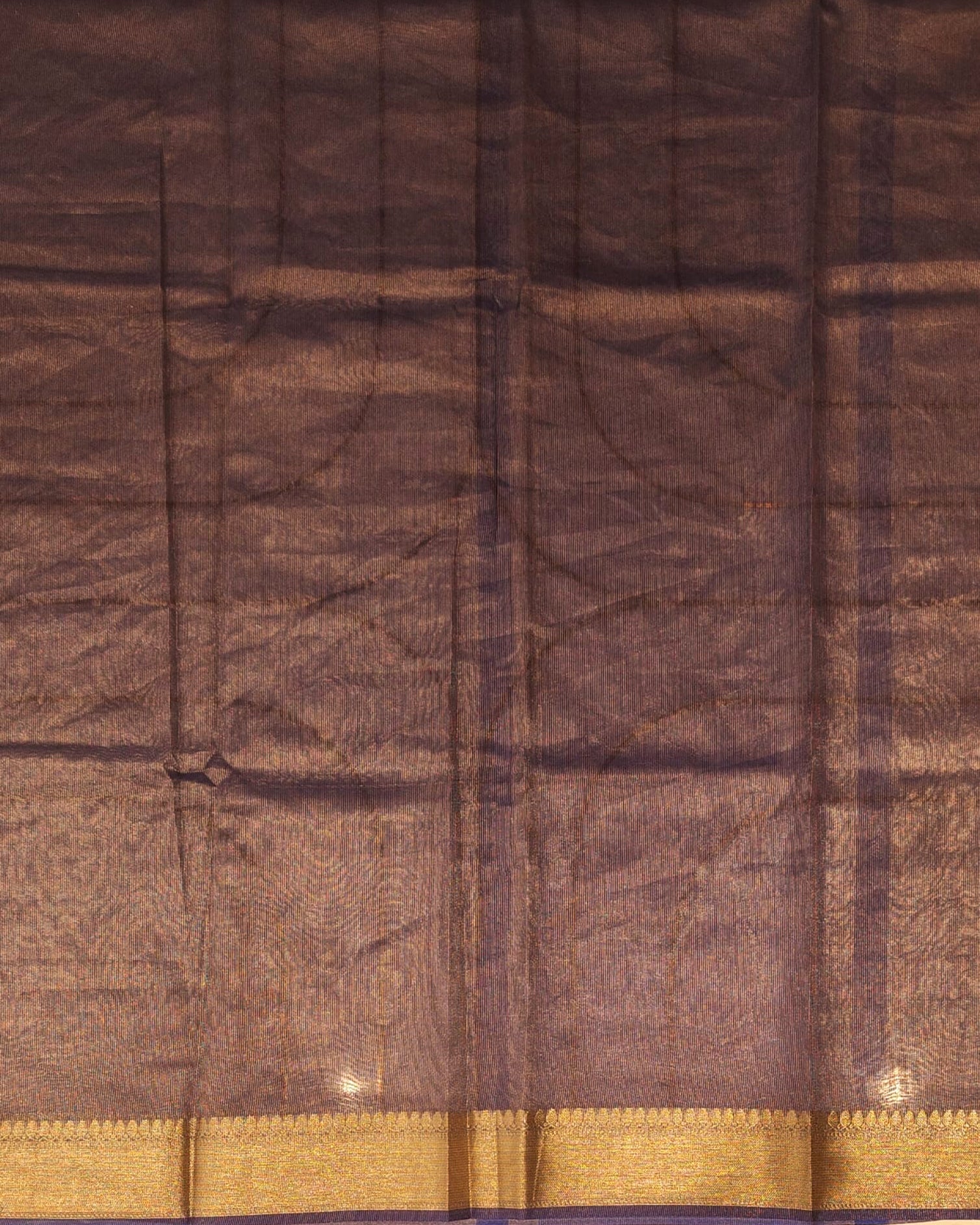 Camel Brown Tissue Banarasi Saree