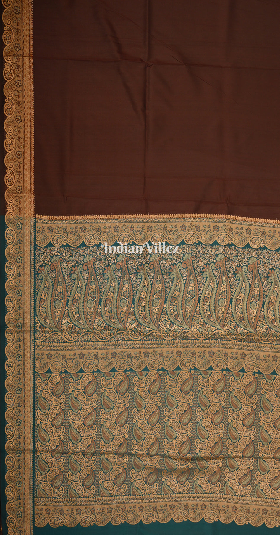 Maroon Golden Kanjivaram Silk Saree