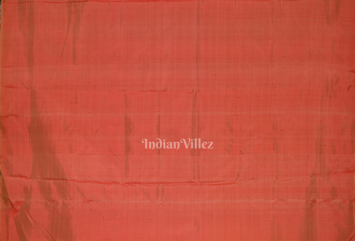 Peach Nabakothi Contemporary Designer Silk Saree 