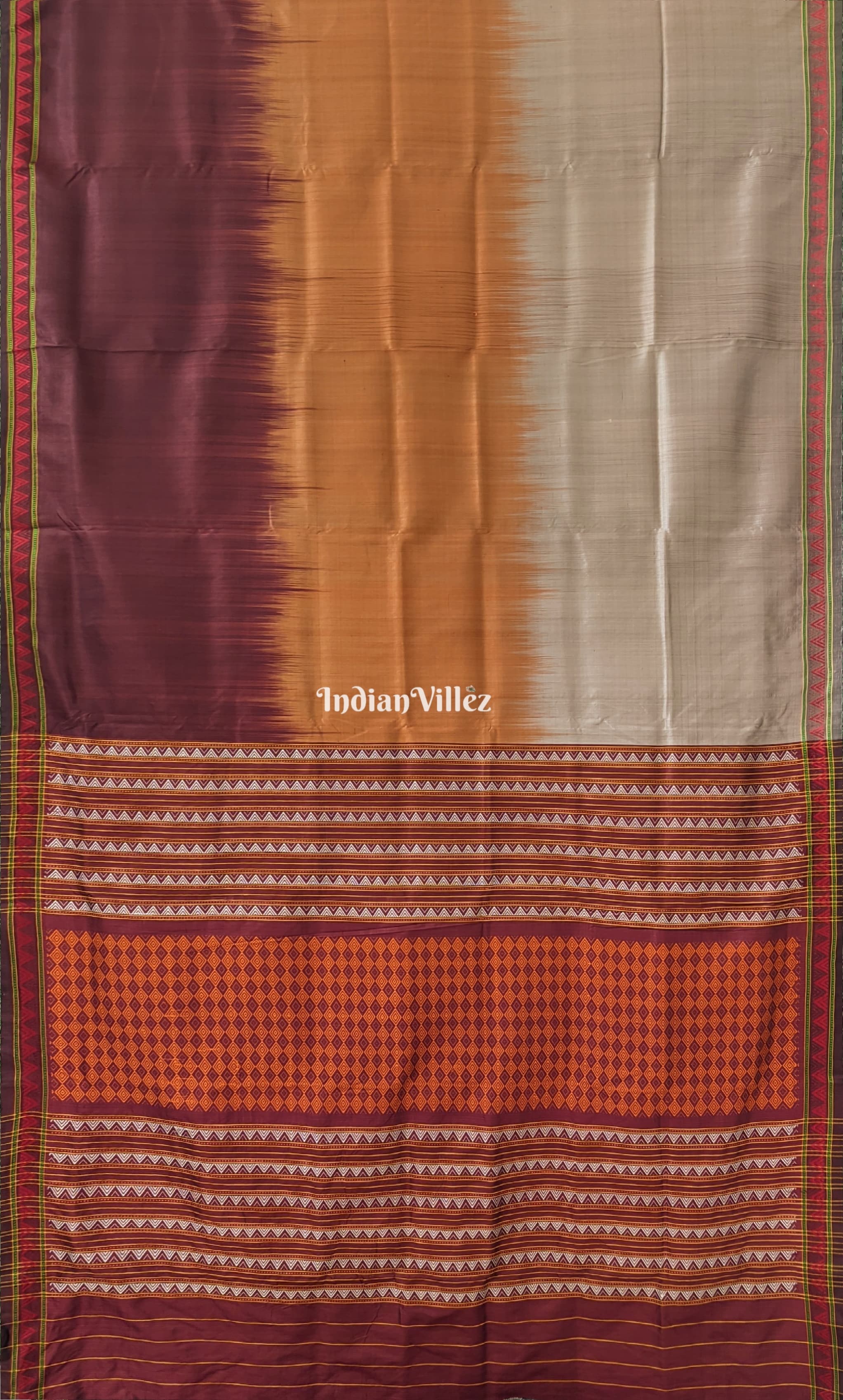 Exclusive Odisha Ikat Dongaria Contemporary Silk Saree