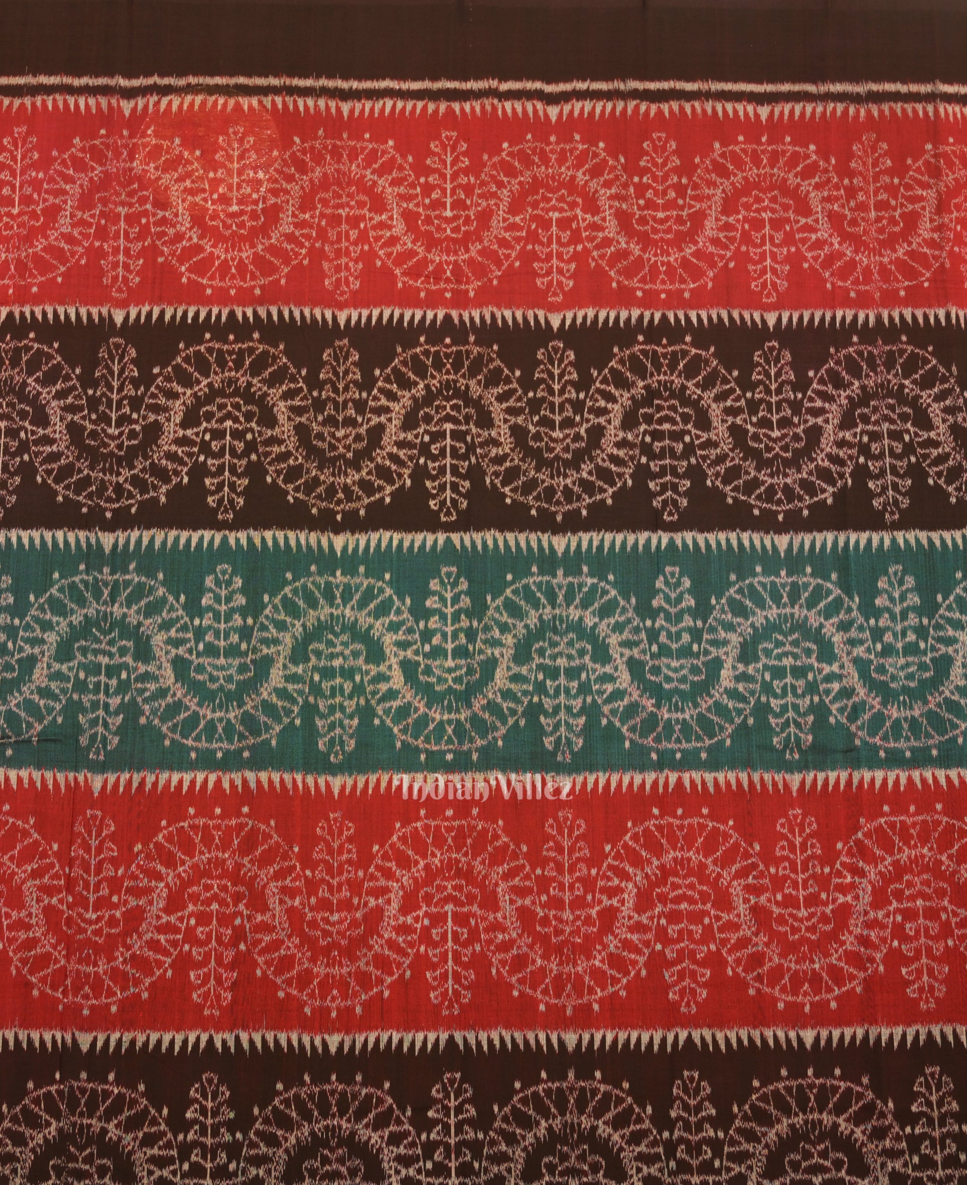 Multi Color  Odisha Ikat Sambalpuri Dress Set & Dupatta
