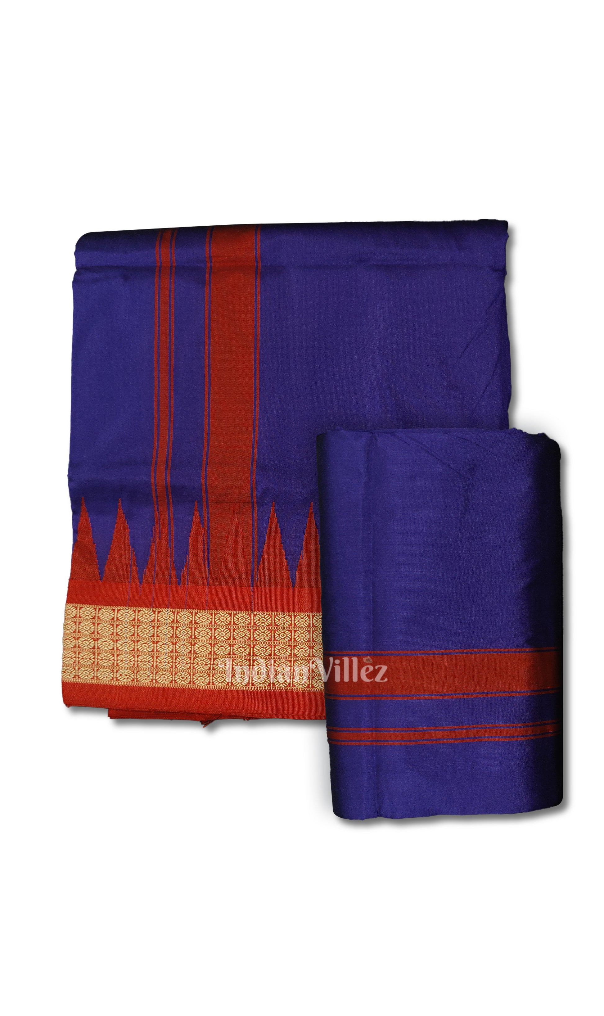 Violet Odisha Handloom Sambalpuri Joda