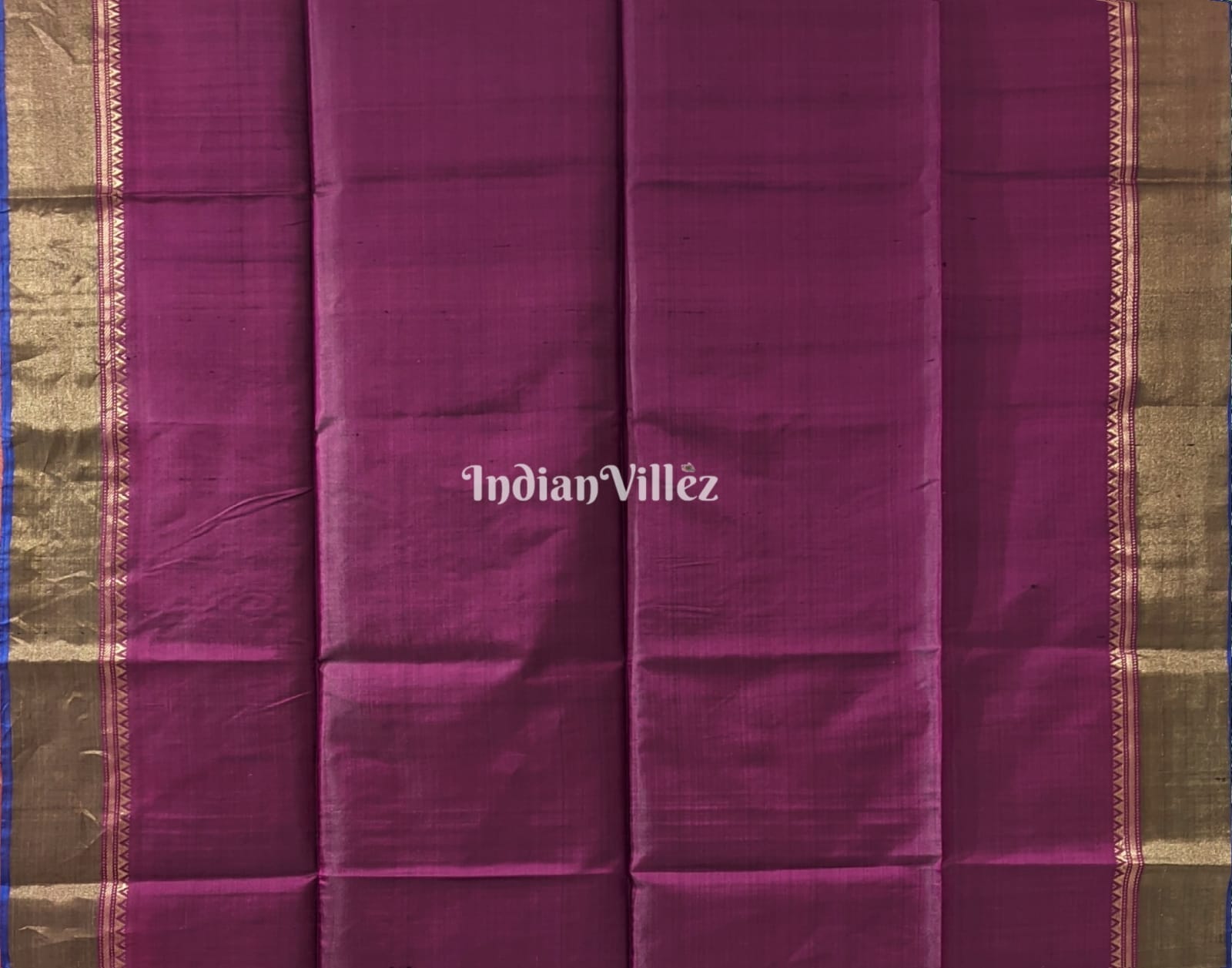 Red with Wine Handwoven Soft Silk Saree
