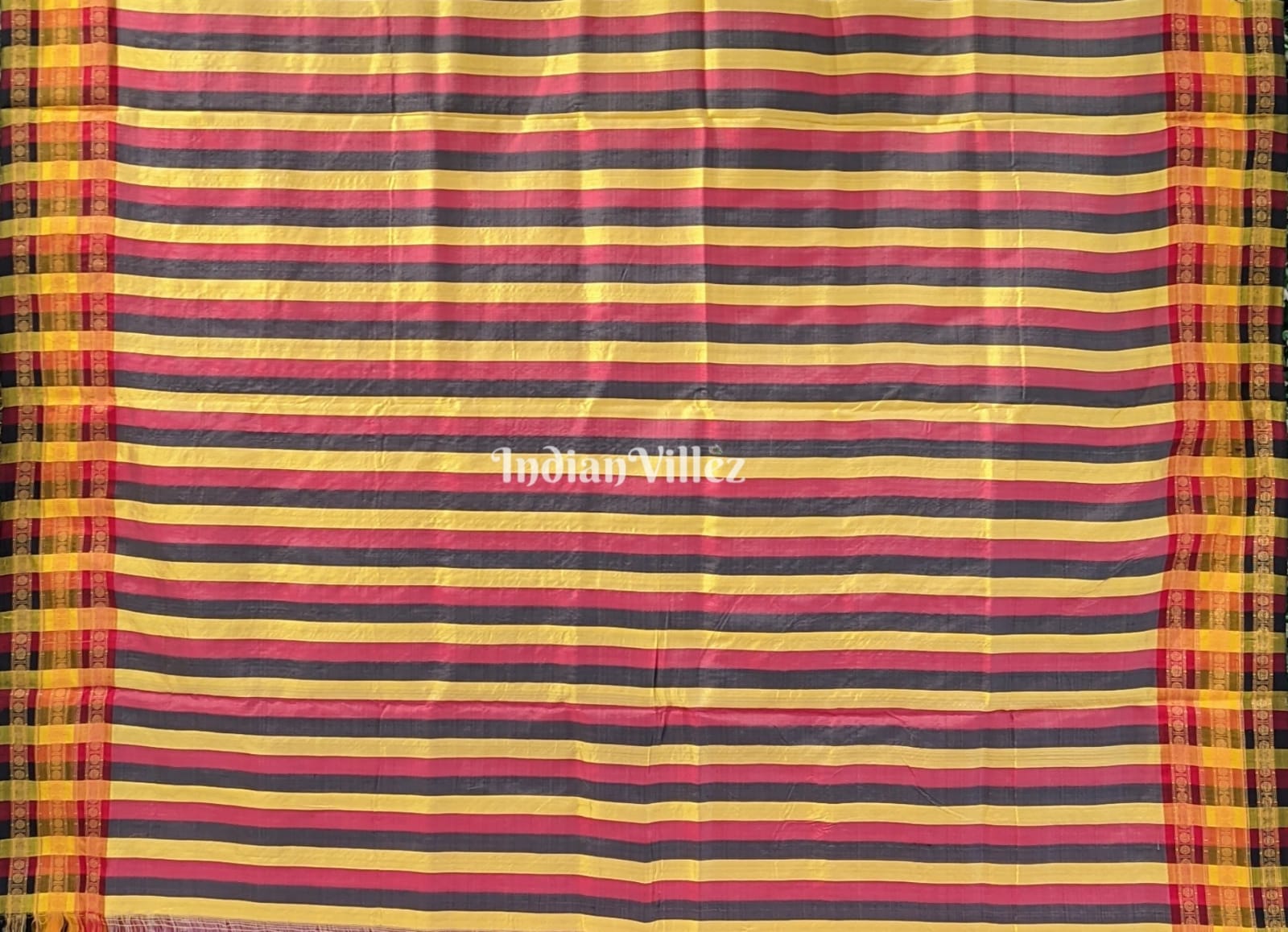 Pink Odisha Ikat Kathiphera Khandua Silk Saree